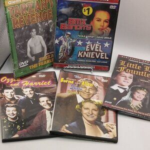 CLASSIC TV MOVIE DVD LOT Tarzan Nicole Kidman Knievel George Burns Ozzie Rooney